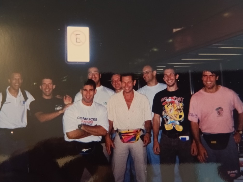 Départ - Equipe de France de Jiu Jitsu Brésilien - Rio de Janeiro - Championnat du Monde - Mundial 1997