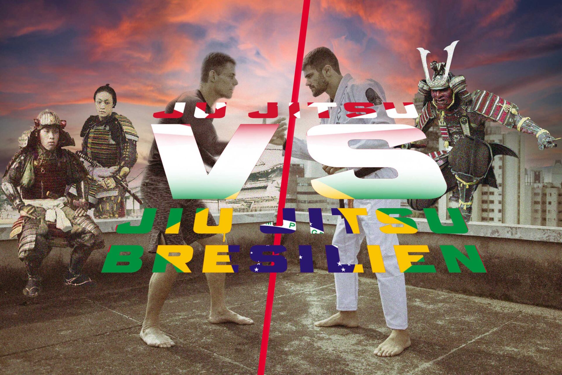 Ju Jitsu VS Jiu Jitsu Brésilien - Différence