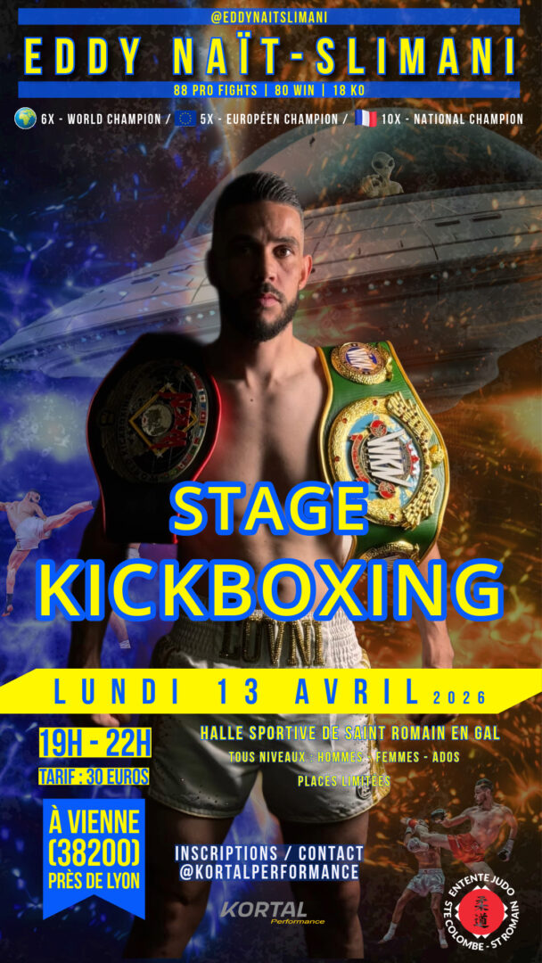 Stage KickBoxing Eddy Naït Slimani Affiche