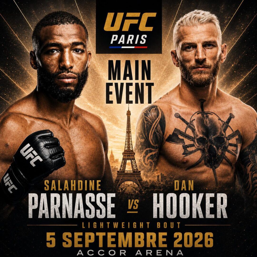 Salahdine Parnasse Dan Hooker Main event UFC Paris