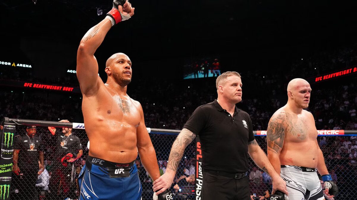 Ciryl Gane face à Serghei Spivac UFC Paris 2