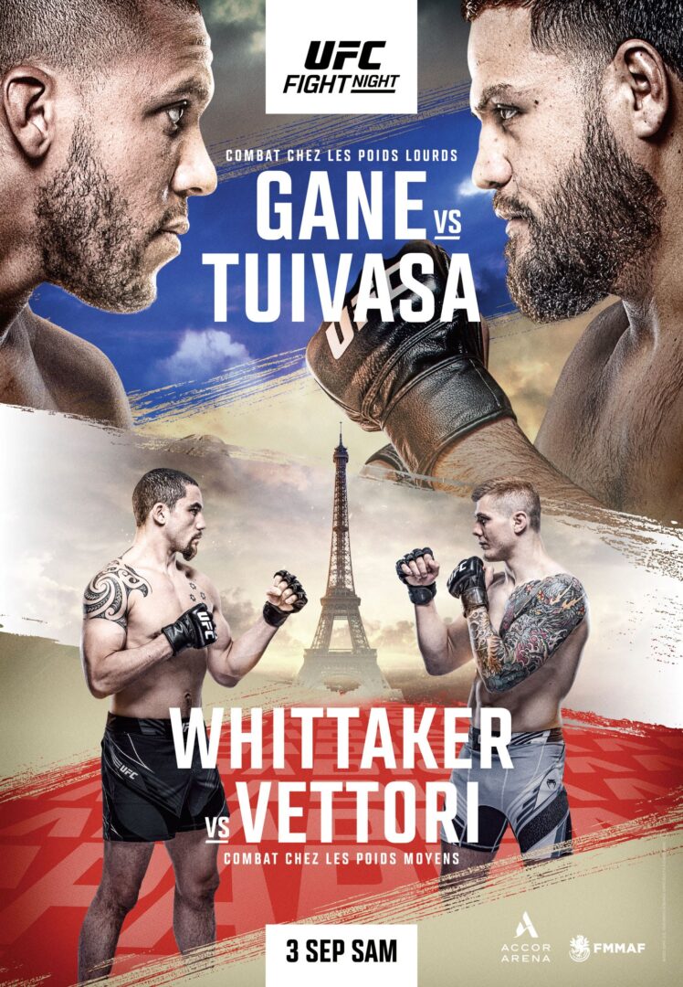 Gane VS Tuivasa UFC Paris 1
