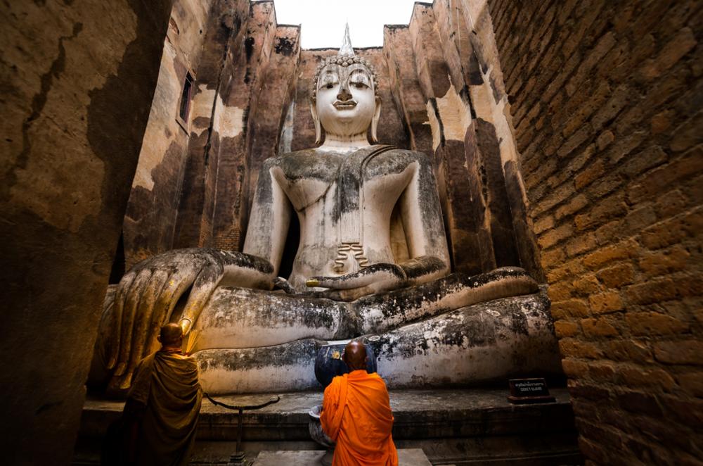 Royaume Sukhothai statue buddha